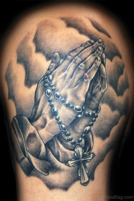 Great Praying Hands Tattoo 