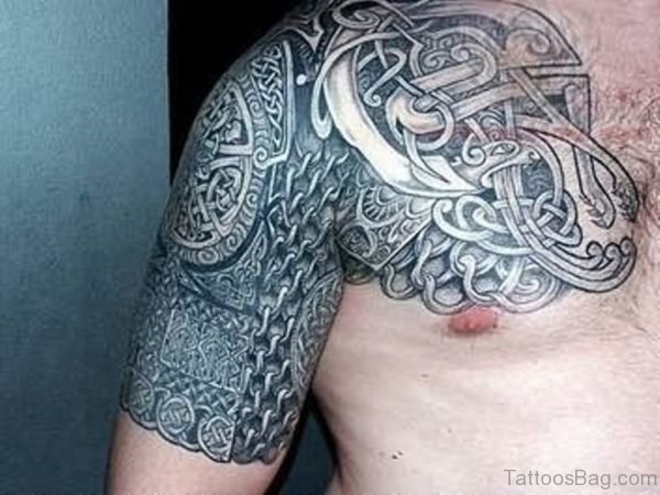 Grey Celtic Tattoo