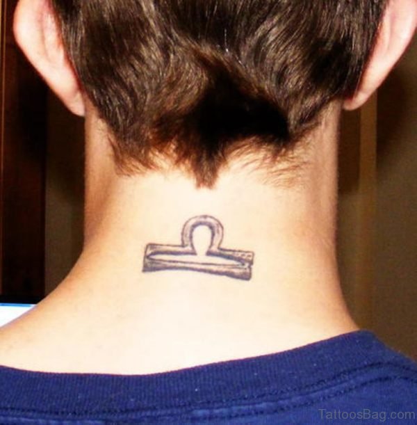 16 Charming Libra Tattoos On Neck