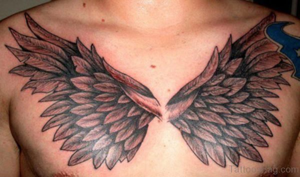 Grey Wing Tattoo