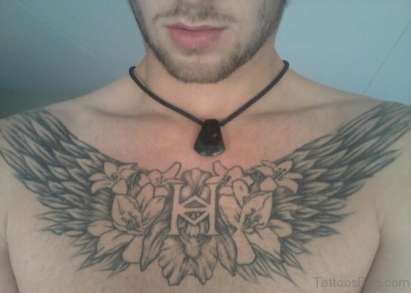 Grey Wings Tattoo