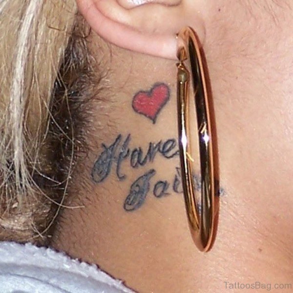 Have Faith Wording Tattoo