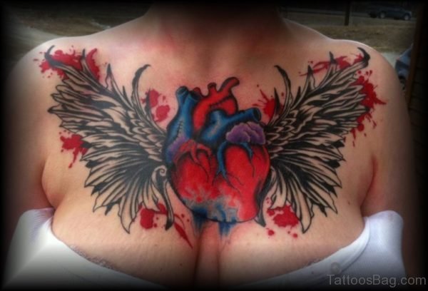 Heart And Wings Tattoo