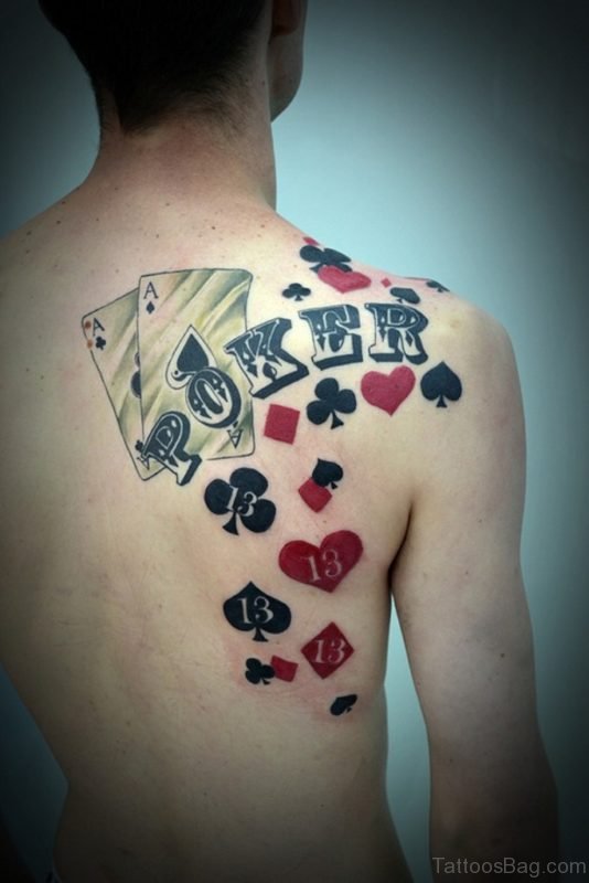 Heart Tattoo On Back 