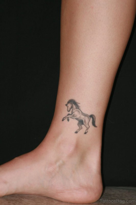 Horse Ankle Tattoo