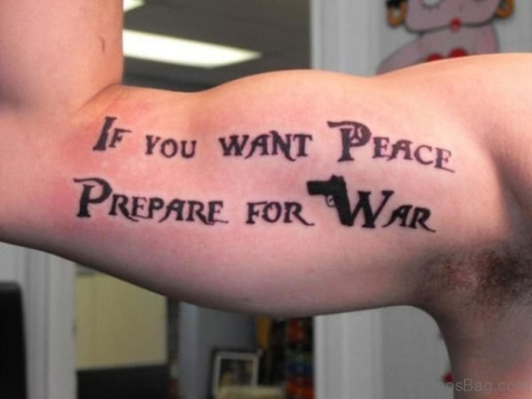 If You Want Peace Prepare For War 