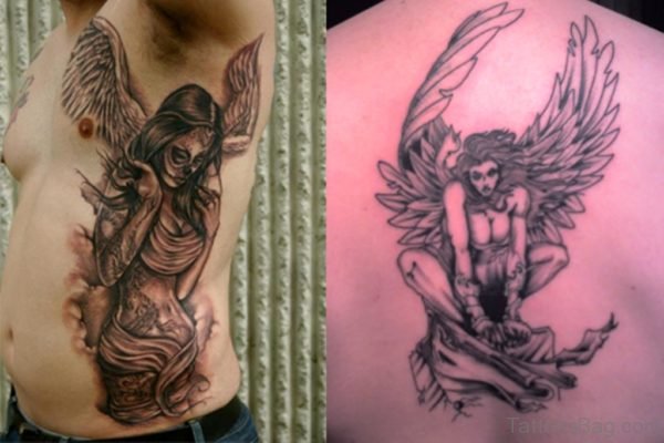 Imge Of Angel Tattoo