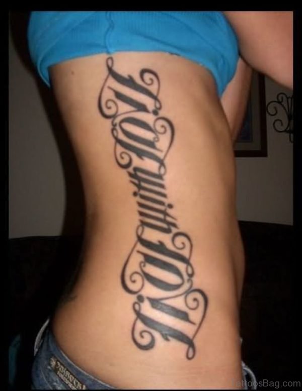 Impressive Ambigram Tattoo 