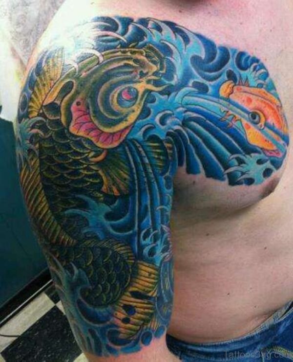 Impressive Fish Tattoo