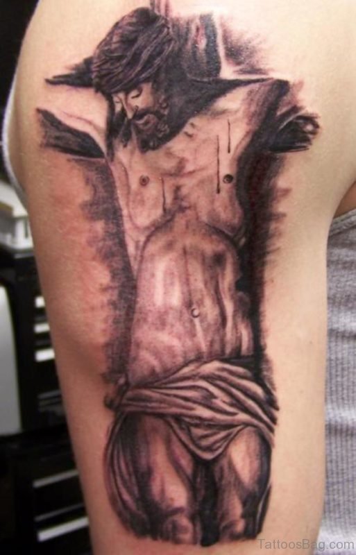 Impressive Jesus Tattoo