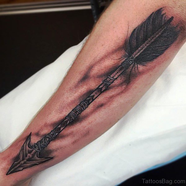 Incredible Arrow Tattoo On Arm
