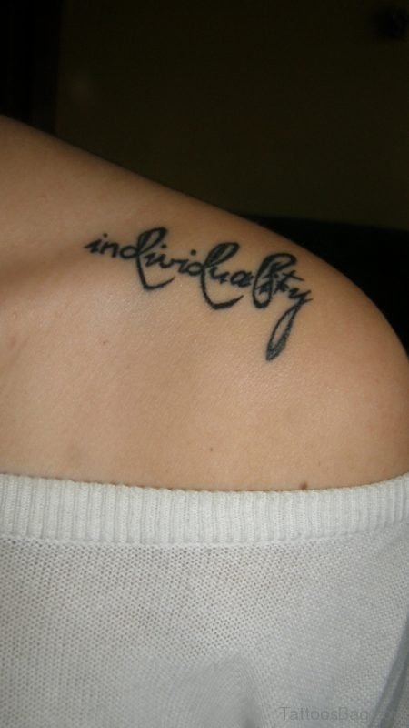 Individuality Shoulder Tattoo For Women