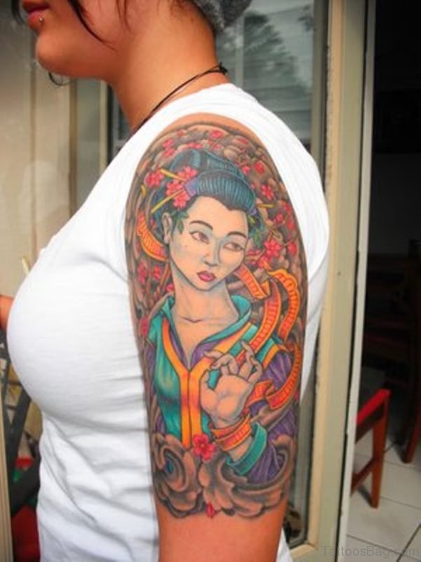 Japanese Geisha Tattoo 