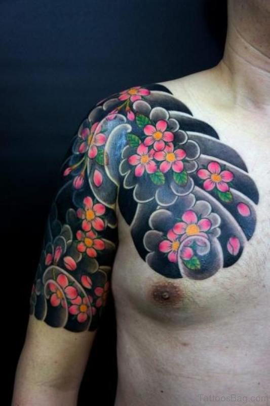 Japanese Shoulder Tattoo Design