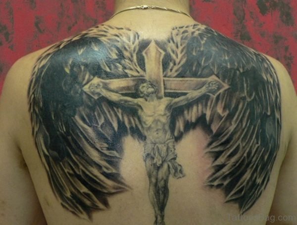 Jesus And Cross Tattoo