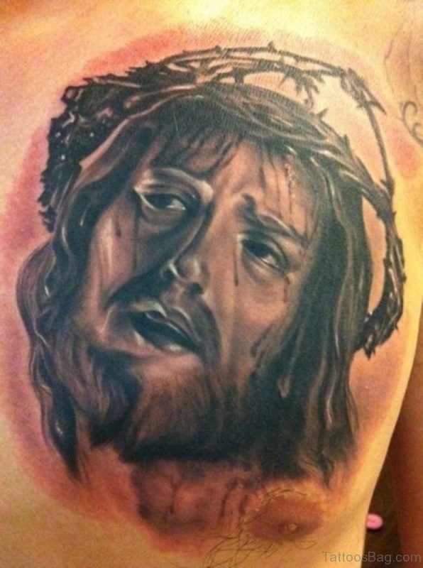 Jesus And Portrait Tattoo