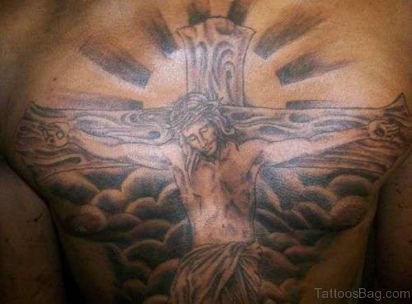 Jesus Tattoo Design On Chest