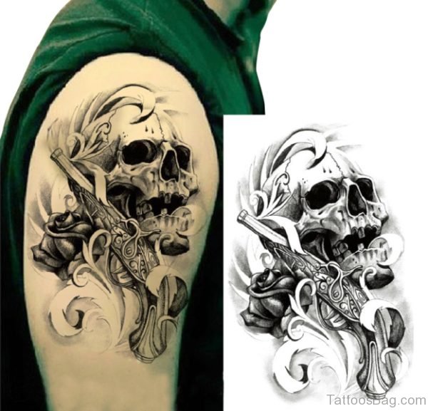 Large Skull Tattoo 