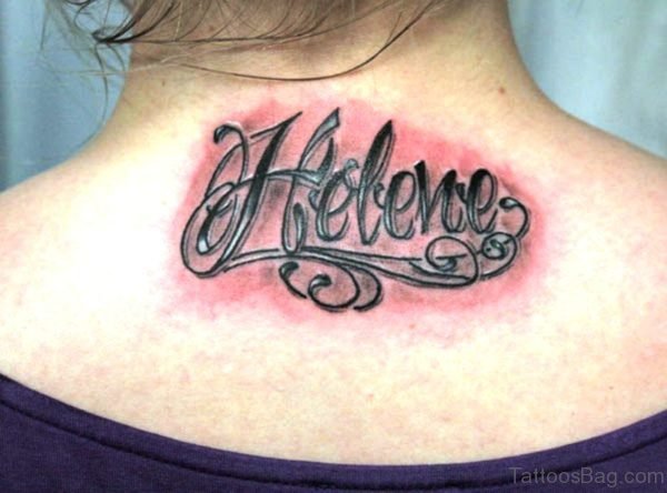 Lettering Name Tattoo