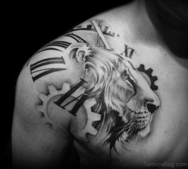 Lion Head Tattoo