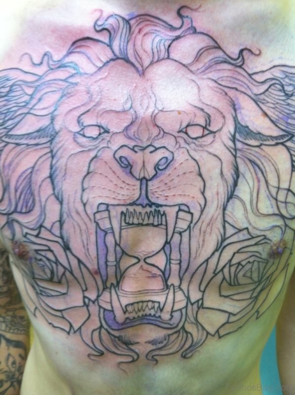 Lion Tattoo Design For Men