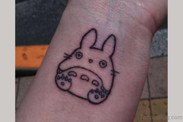 Little Bunny Tattoo On Wrist