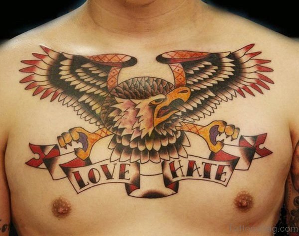 Love Hate And Birds Tattoo