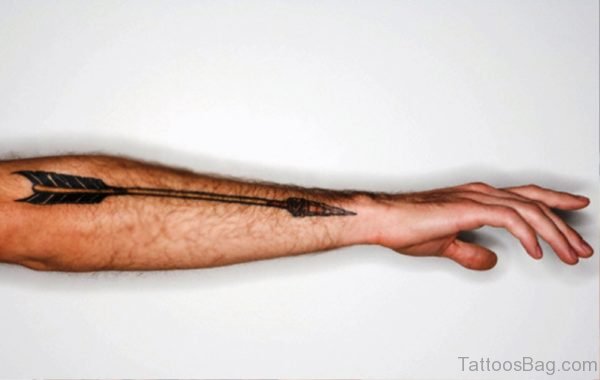 Lovely Arrow Tattoo On Arm