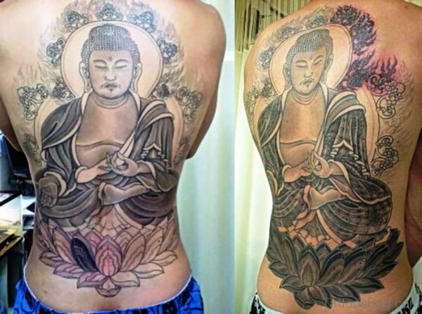 Lovely Buddha Tattoo Design 1