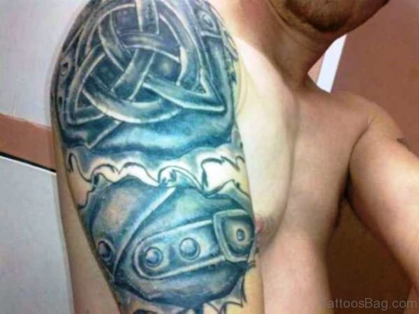 Lovely Celtic Armour Tattoo