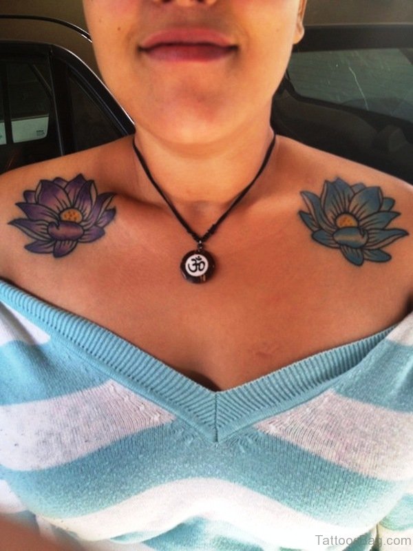 Lovely Lotus Tattoo 