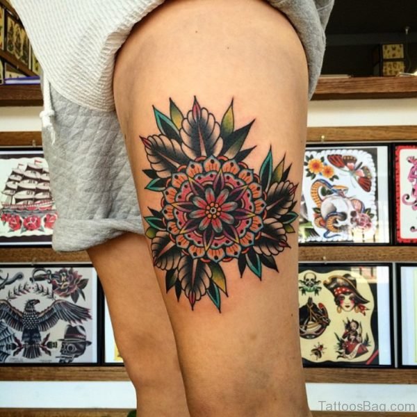 Lovely Mandala Tattoo Design