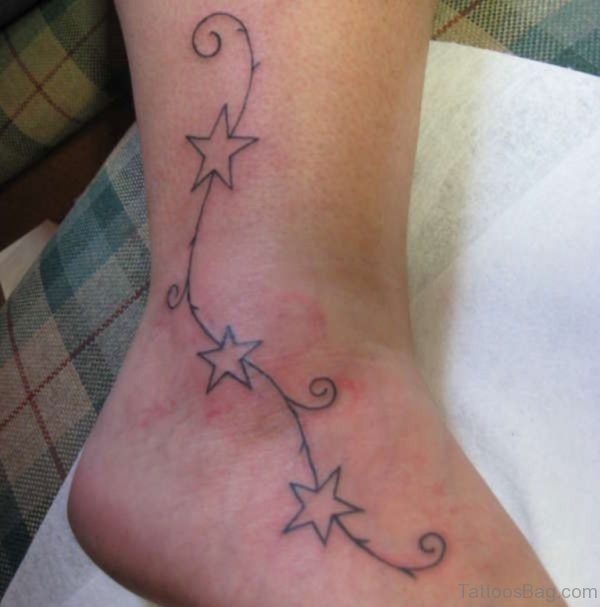 Lovely Star Tattoo