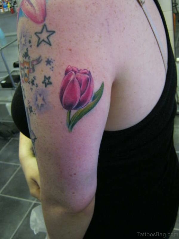 Lovely Tulip Tattoo