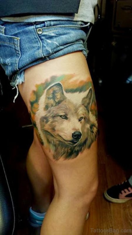 Lovely Wolf  Tattoo