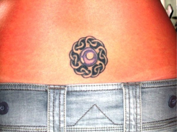 Lower Back Celtic Knot Tattoo