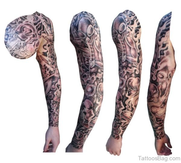Magnificent Full Sleeve Tattoo