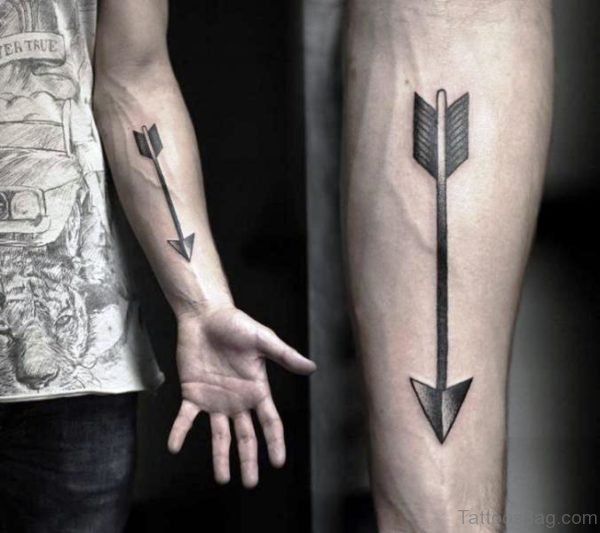 Magnificent Arrow Tattoo Design