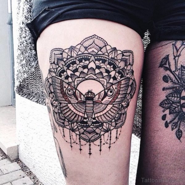 Mandala Butterfly Tattoo