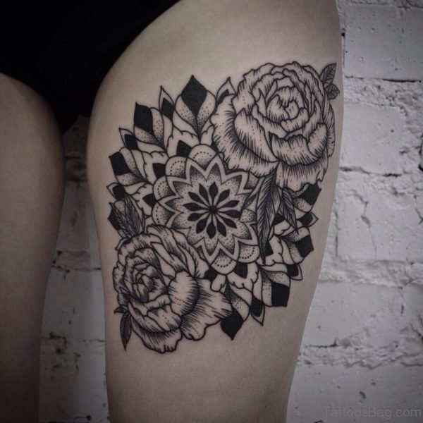 Mandala  Flower Tattoo