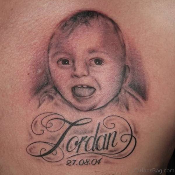 Memorial Portrait Tattoo