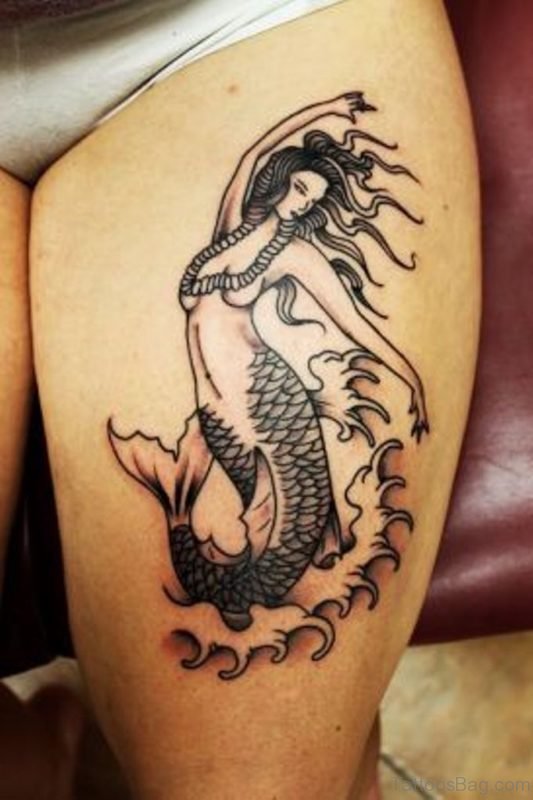Mermaid Fish Tattoo 