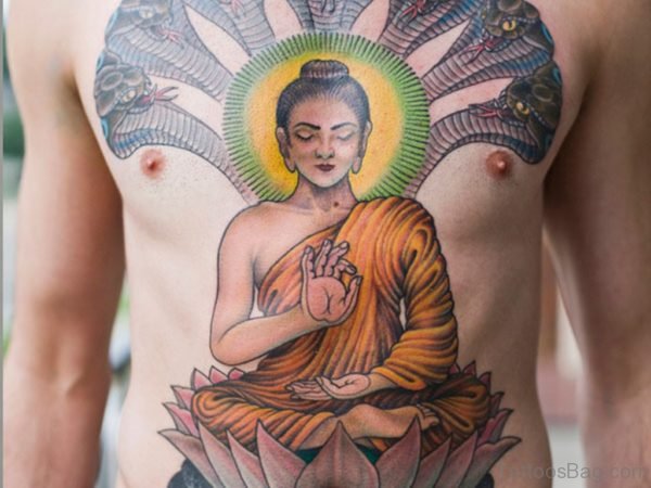 Mind Blowing Buddha Tattoo
