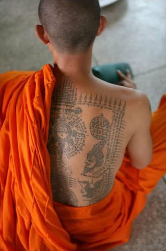 Mind Blowing Buddhist Tattoo