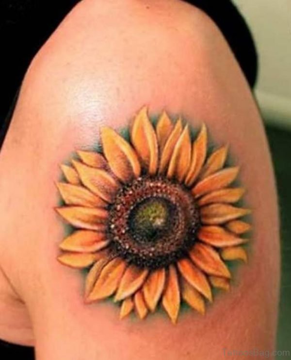 Mind Blowing Sunflower Tattoo