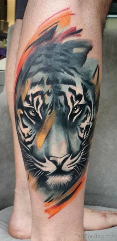 Mind Blowing Tiger Tattoo