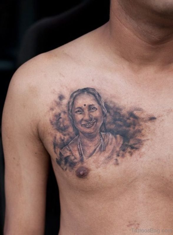 Mother Portrait Tattoo
