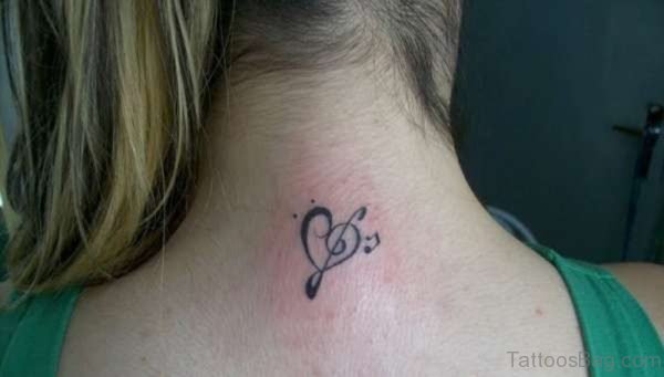 Music Heart Love Tattoo