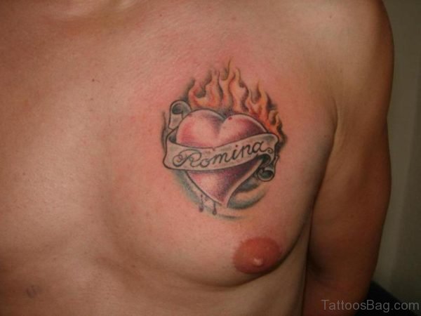 Name And Heart Tattoo