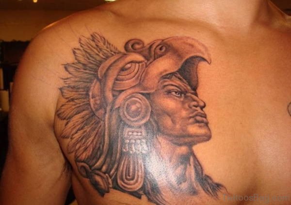 Nice Aztec Tattoo Design